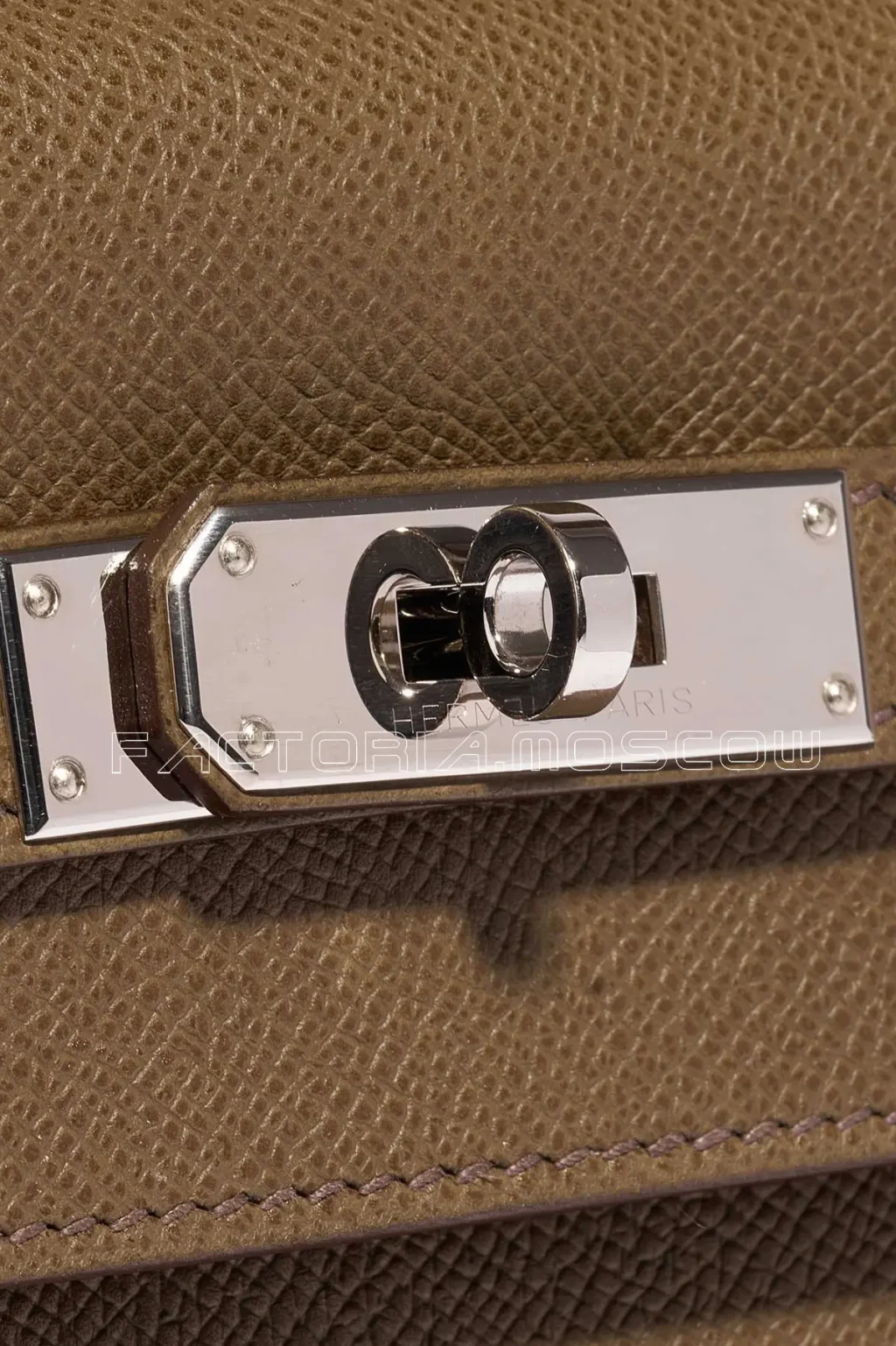 Hermès Kelly Sellier 32 Epsom Colour Toundra PHW