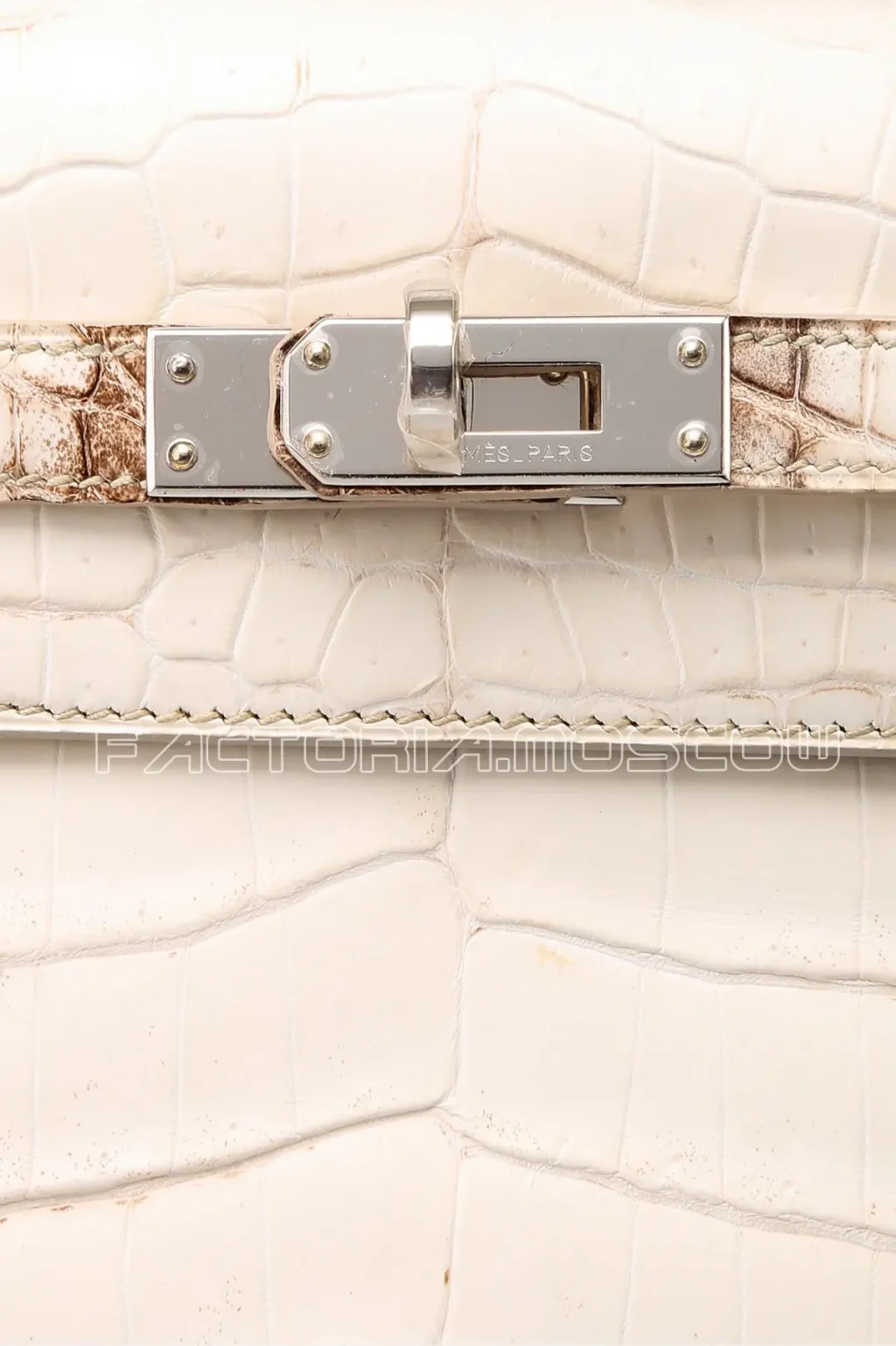 Hermes Kelly Retourne 25 Matte Niloticus Himalaya PHW
