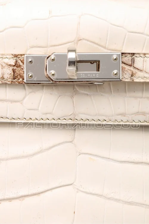 Hermes Kelly Retourne 25 Matte Niloticus Himalaya PHW