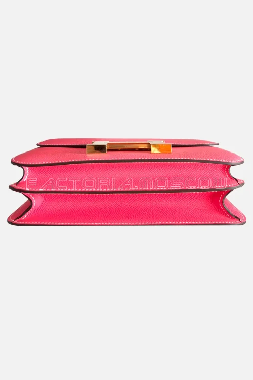 Hermes Constance 24 Special Order Rose Azalee/Trench Epsom GHW