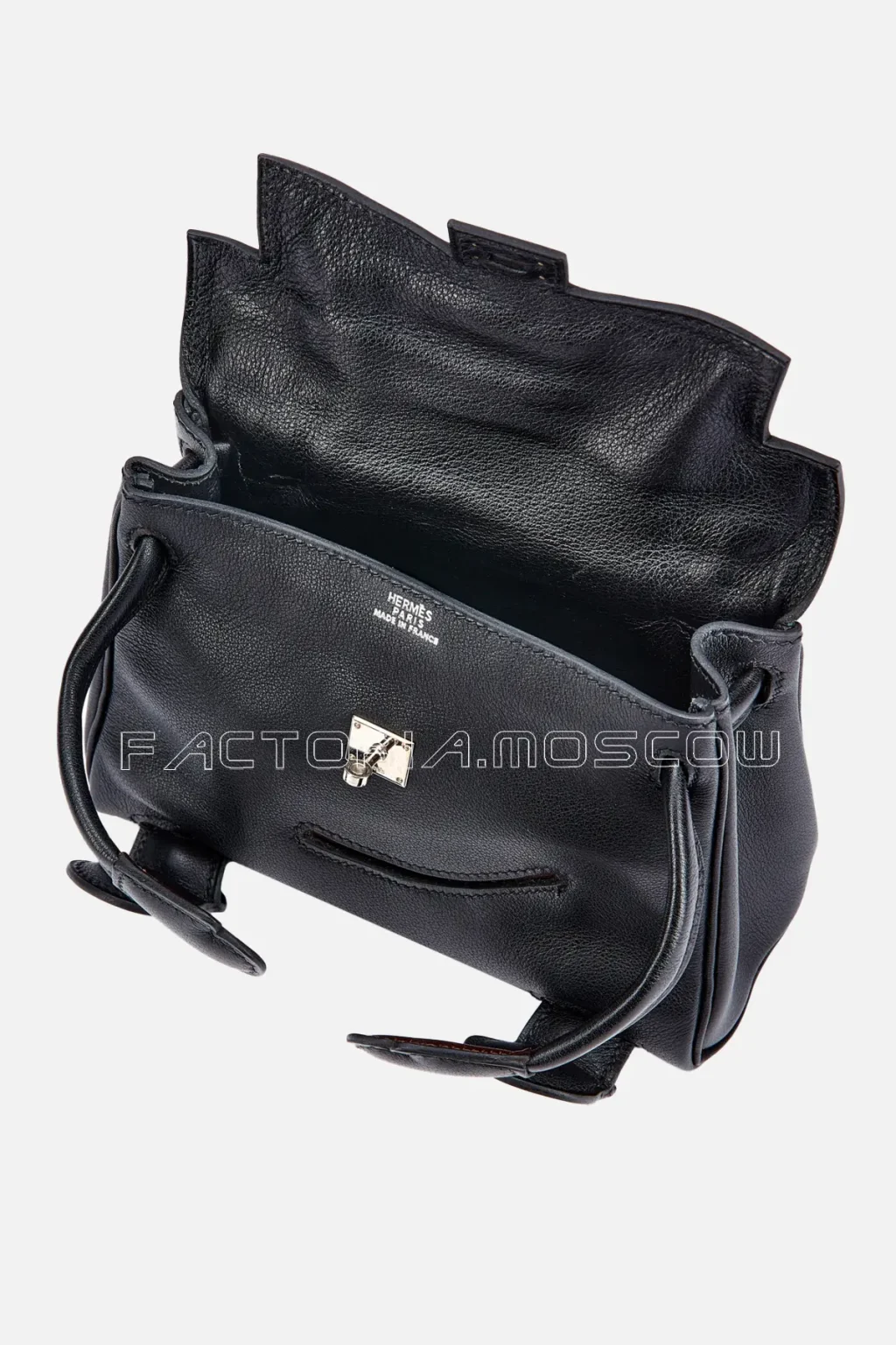 Hermès Quelle Idole Kelly Doll Gulliver Black And Chocolat PHW