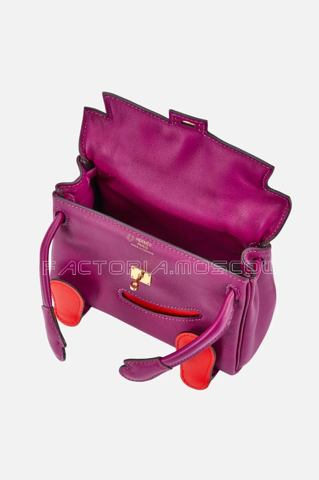 Hermès HSS Quelle Idole Kelly Doll Swift Anemone And Bougainvillier GHW