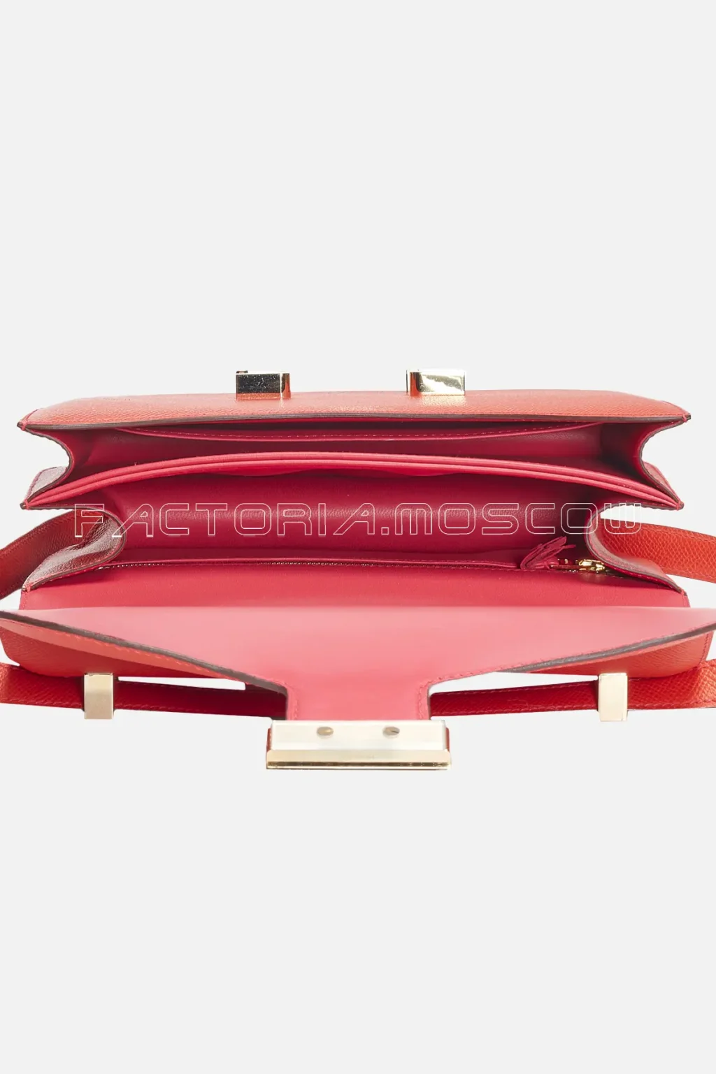 Hermes Constance 24 Orange Poppy/Rose Mexico Epsom Leather RGHW