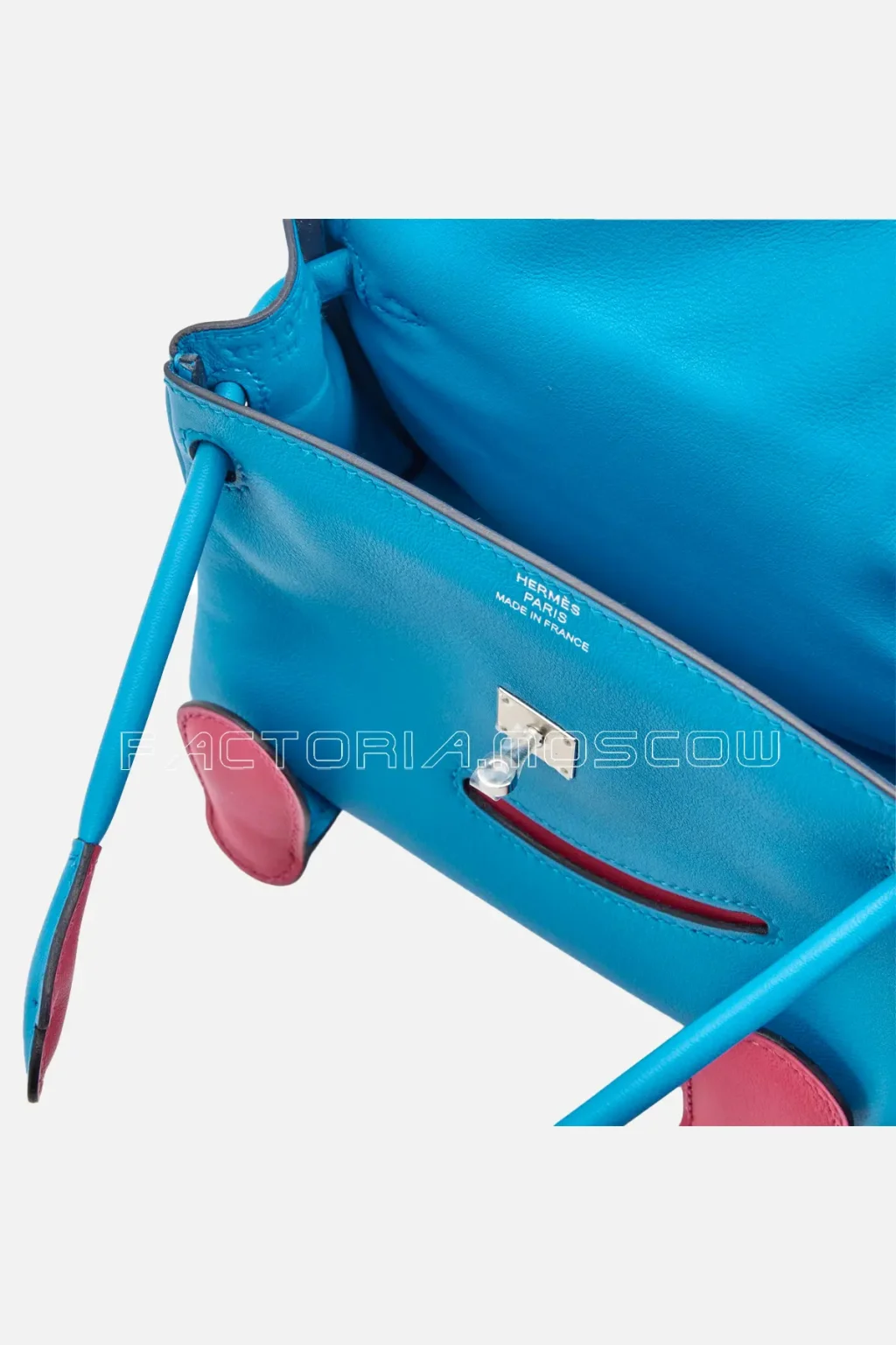 Hermès Quelle Idole Kelly Doll Swift Bleu Frida And Rose Extreme PHW