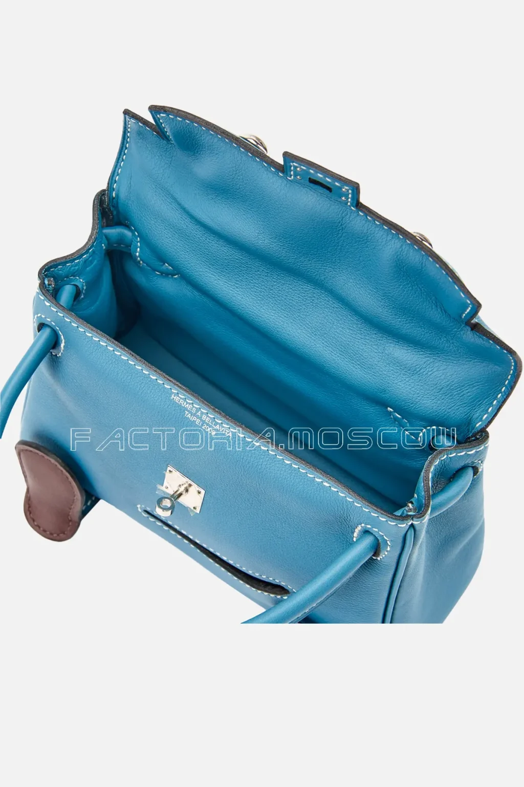 Hermès Quelle Idole Kelly Doll Bleu Jean And Chocolat Swift PHW