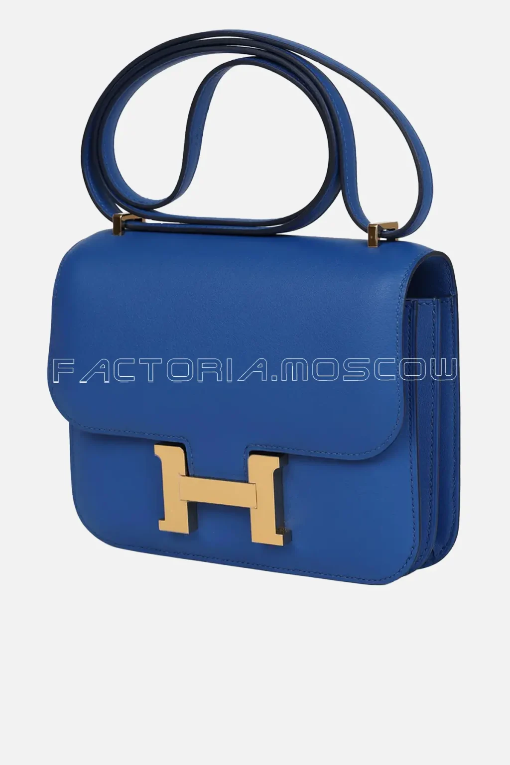 Hermès Constance 18 Bleu France Swift GHW
