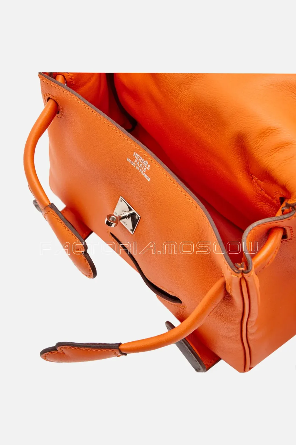 Hermès Quelle Idole Kelly Doll Orange H And Ébène Swift PHW