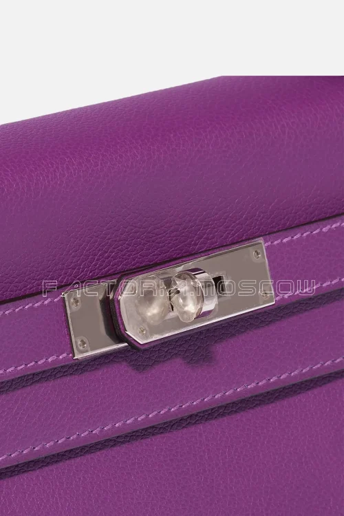 Hermès Kelly Retourne 32 Evercolor Colour Anemone PHW