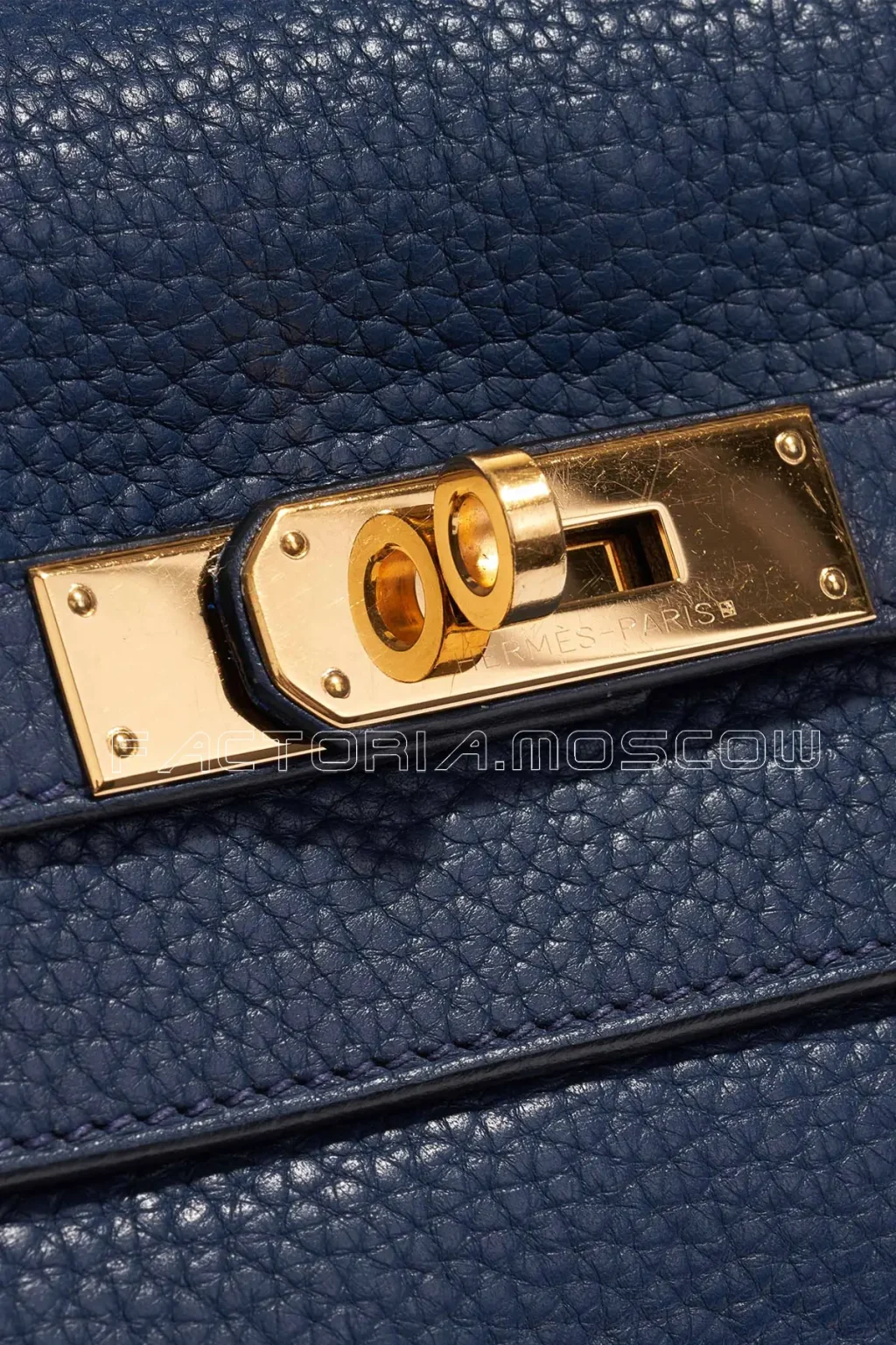 Hermès Kelly Retourne 32 Togo Colour Blue De Prusse GHW