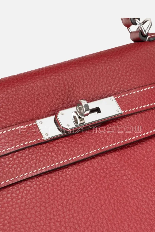 Hermès HSS Kelly Retourne 32 Clemence Colour Rouge Grenat PHW