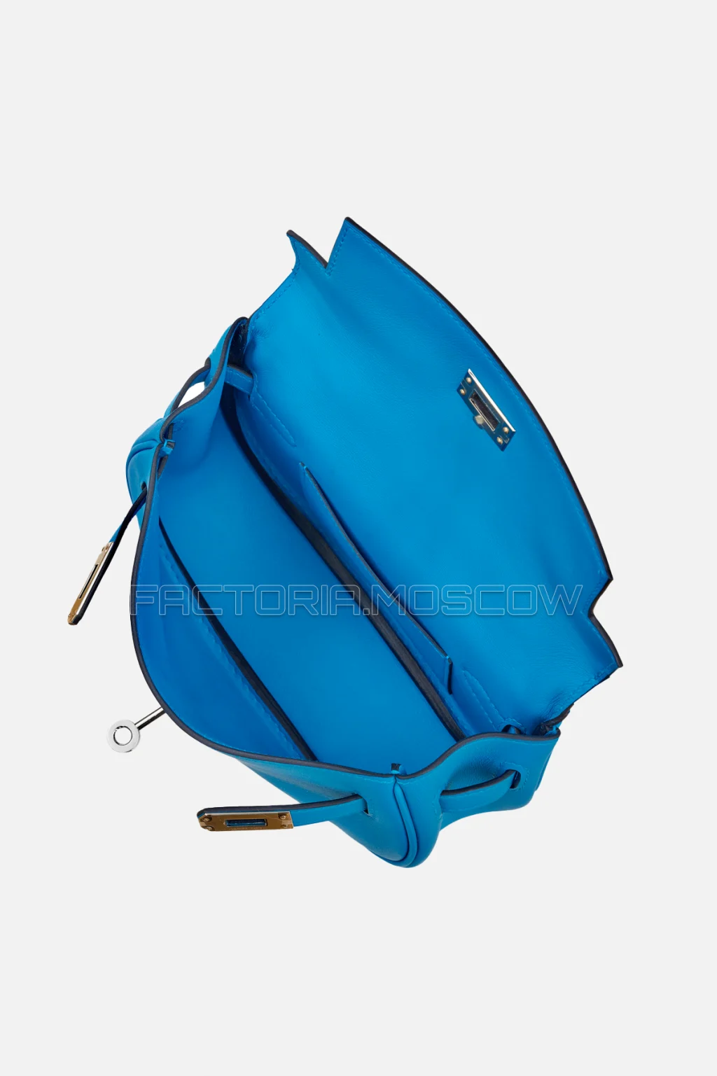 Hermès Kelly Moove Bleu Frida Swift PHW