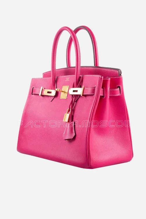 Hermes Birkin 30 Rose Tyrien Epsom GHW