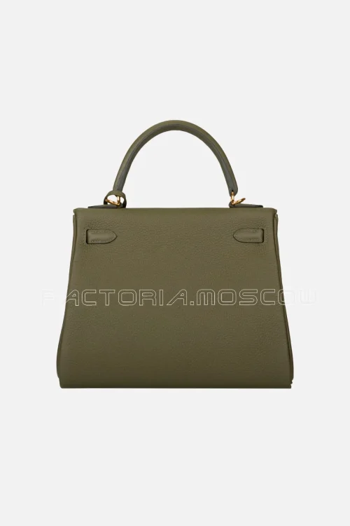 Hermès Kelly Retourne 25 Togo Colour Vert Veronese GHW