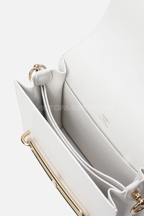 Hermes Roulis 23 Evercolor White Ghw