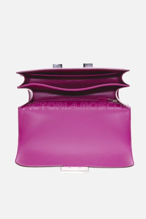 Hermes Constance 24 Shiny Rose Scheherazade Porosus PHW