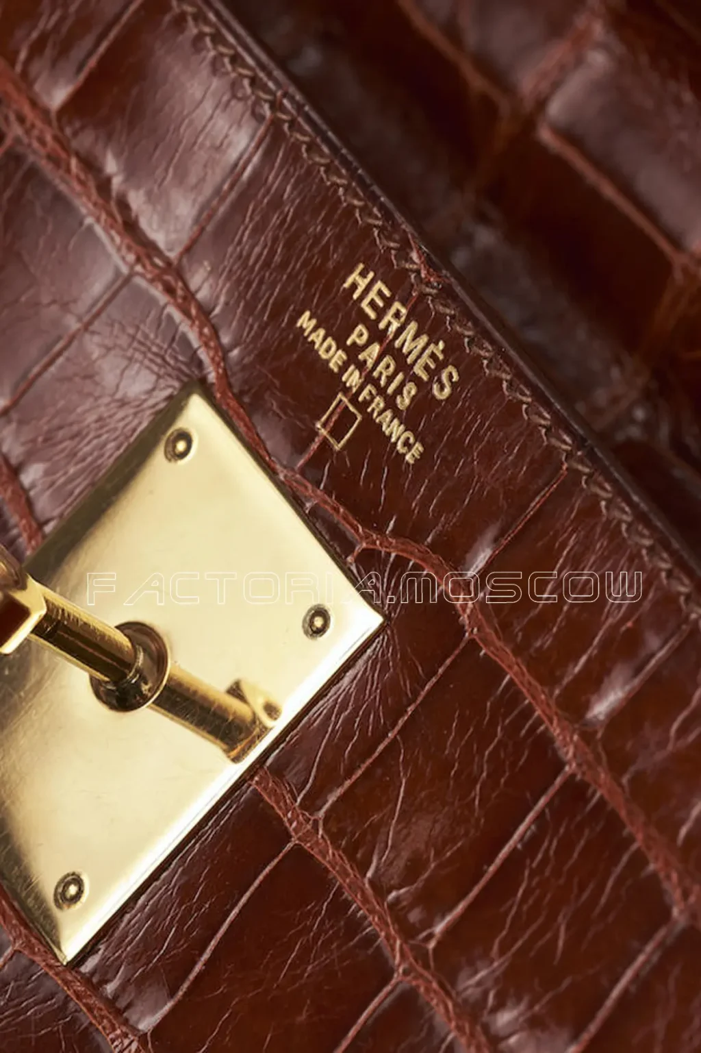 Hermès Kelly 32 Alligator Lisse Colour Etrusque GHW
