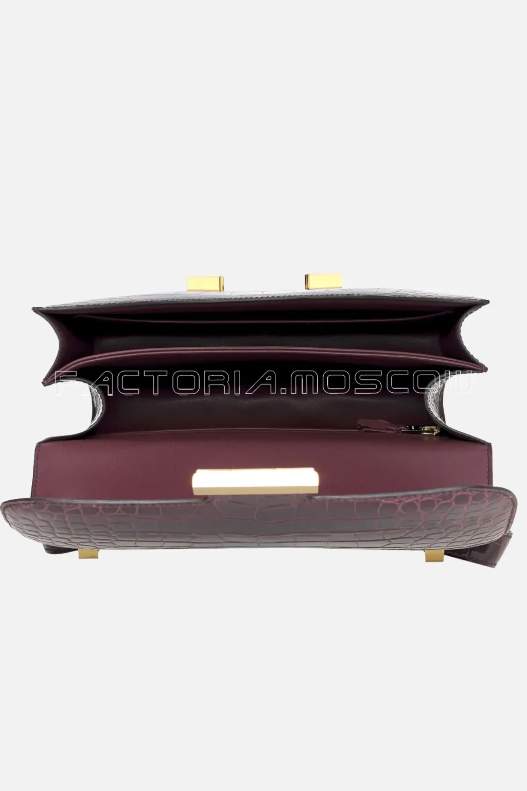 Hermes Constance 24 Bourgogne Shiny Alligator GHW