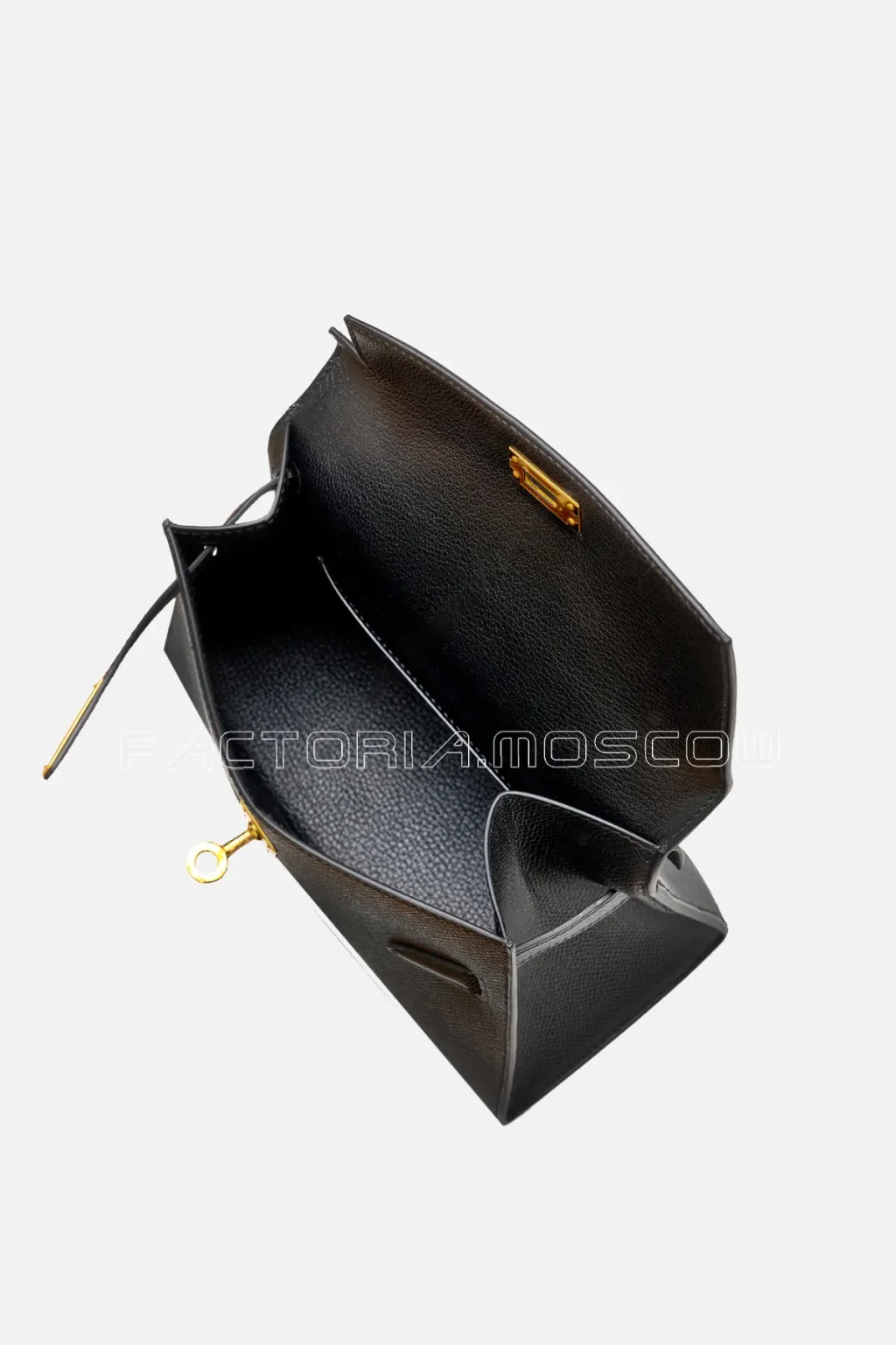 Hermès Kelly En Desordre 20 Sellier Black Epsom GHW