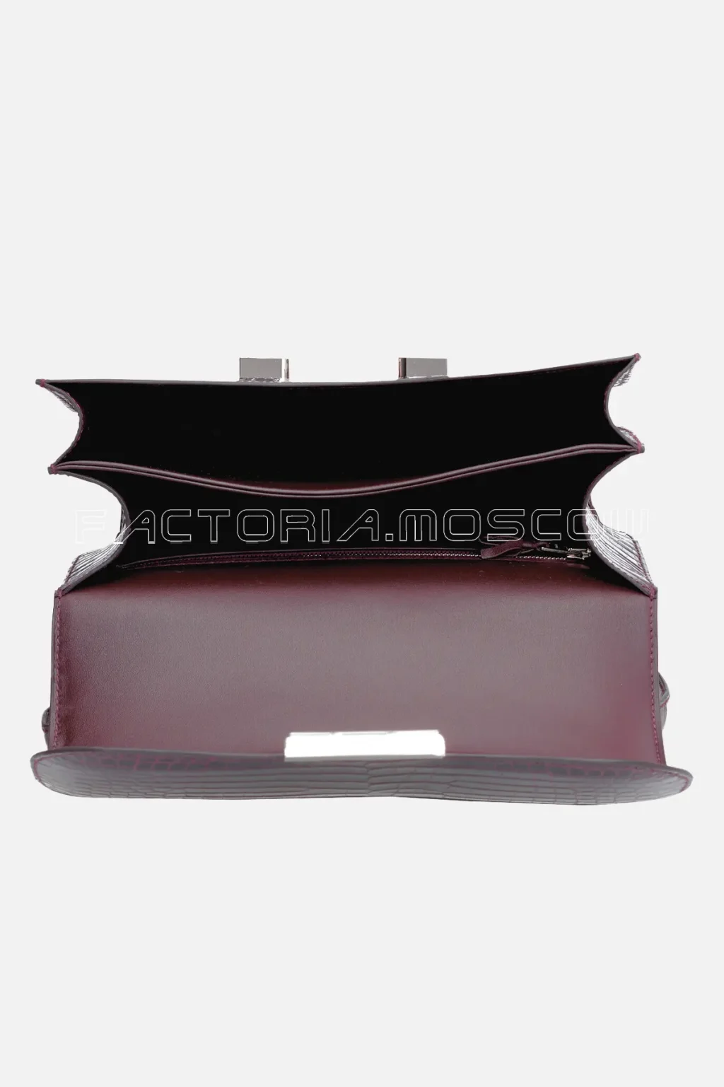 Hermes Constance 24 Shiny Bordeaux Porosus Crocodile PHW