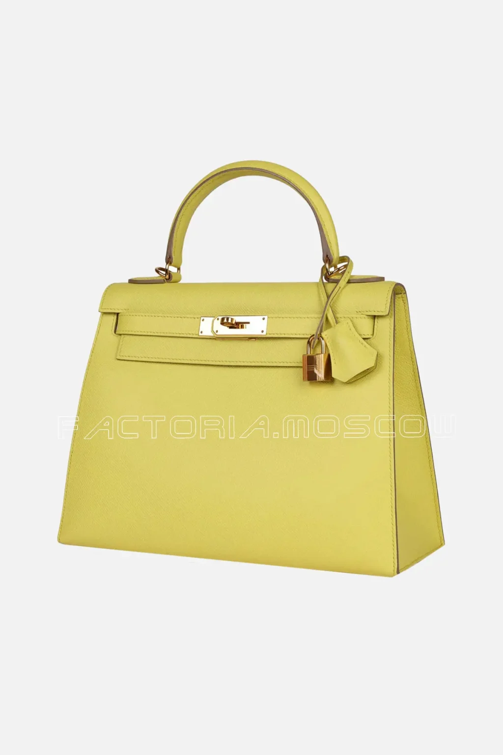 Hermès Kelly Sellier 28 Soufre Epsom GHW