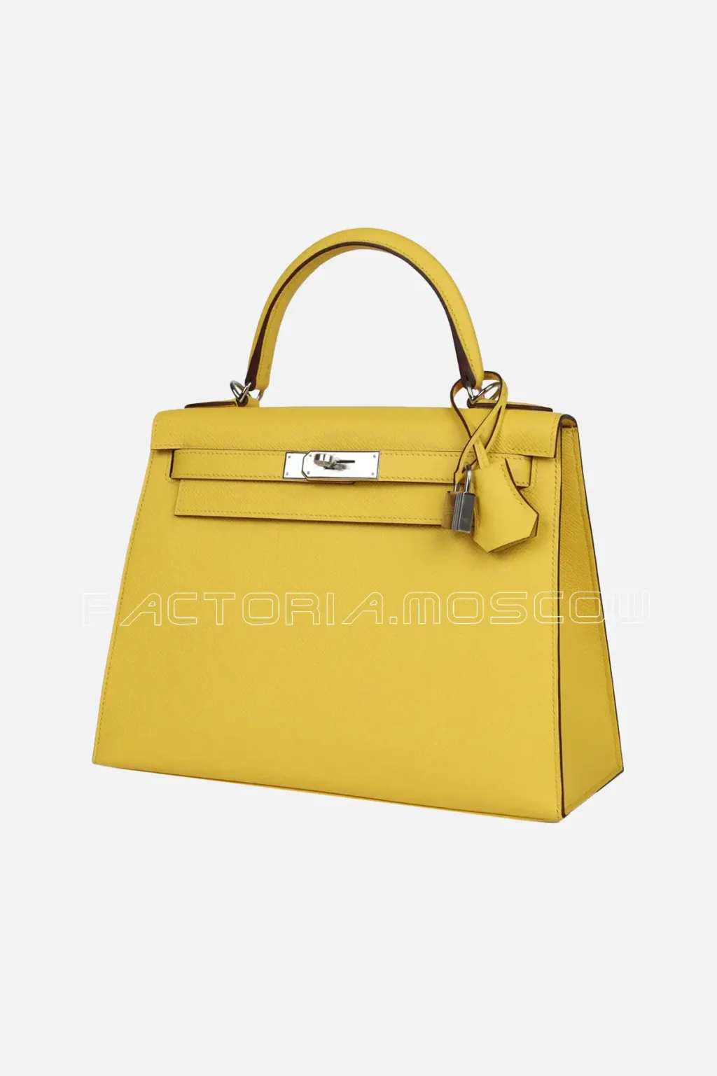 Hermès Kelly Sellier 28 Jaune De Naples Epsom PHW