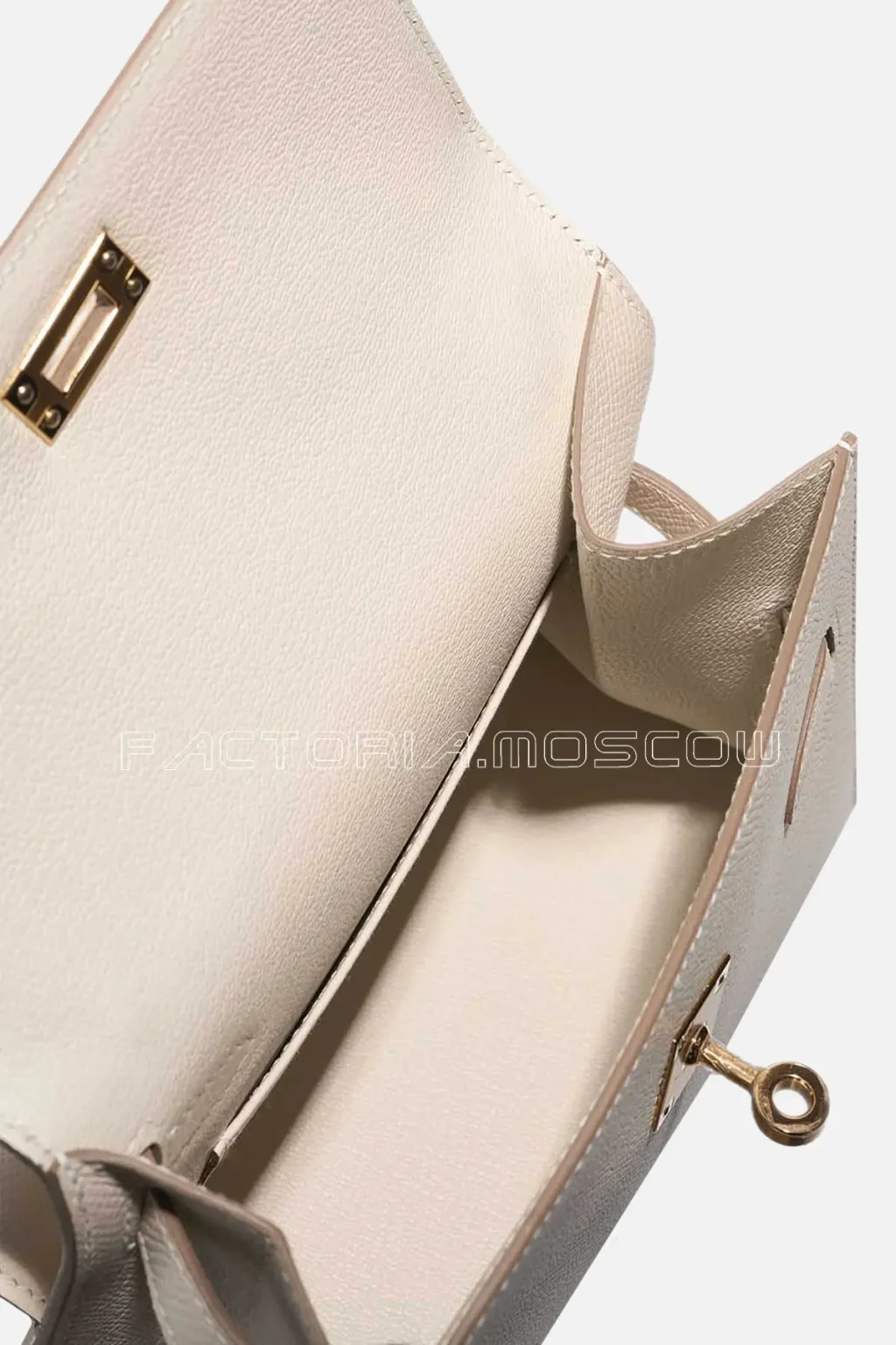 Hermès Kelly En Désordre 20 Craie Epsom GHW