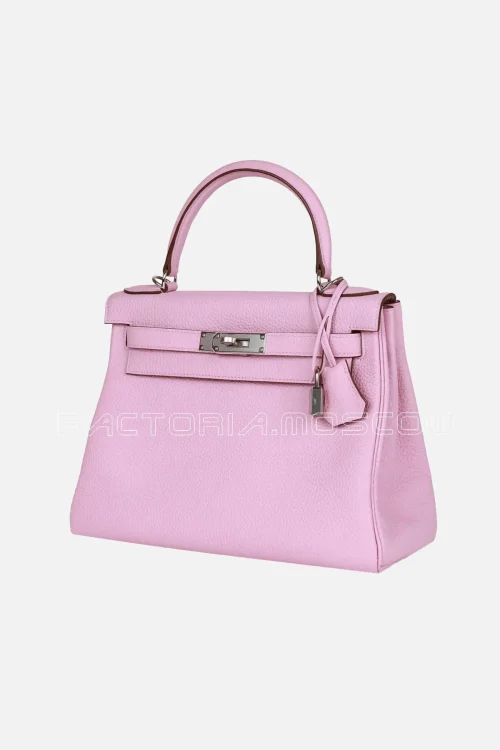 Hermès Kelly Retourne 28 Mauve Sylvestre Clemence PHW