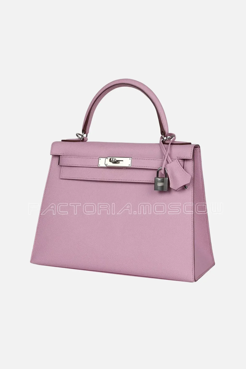 Hermès Kelly Sellier 28 Mauve Sylvestre Epsom PHW
