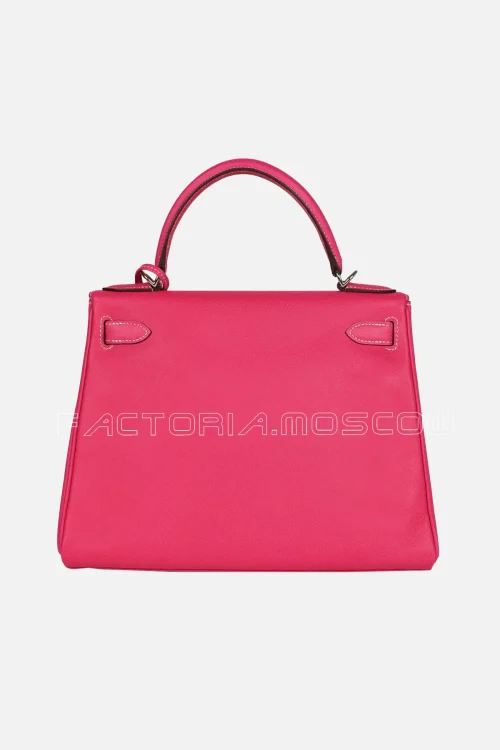 Hermès Kelly Retourne 28 Rose Tyrien Candy Epsom PHW