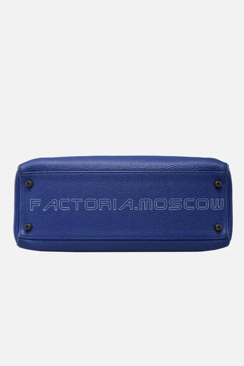 Hermes Kelly Retourne 32 Veau Togo Colour Bleu Electrique GHW