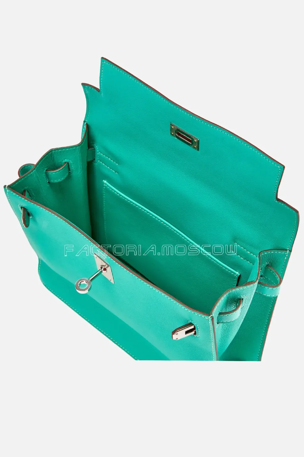 Hermès Kelly Danse II Bleu Lagon Swift PHW