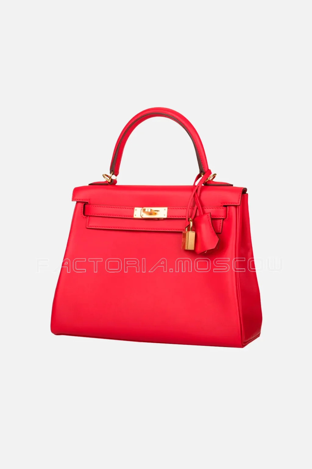 Hermès Kelly Retourne 25 Swift Leather Colour Rouge De Coeur GHW