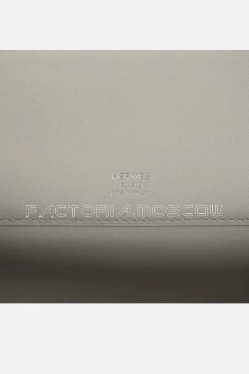 Hermès Kelly Cut Gris Perle Swift PHW