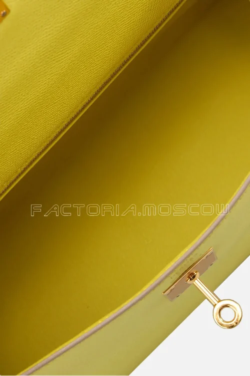 Hermes Kelly Sellier 32 Epsom Colour Soufre GHW