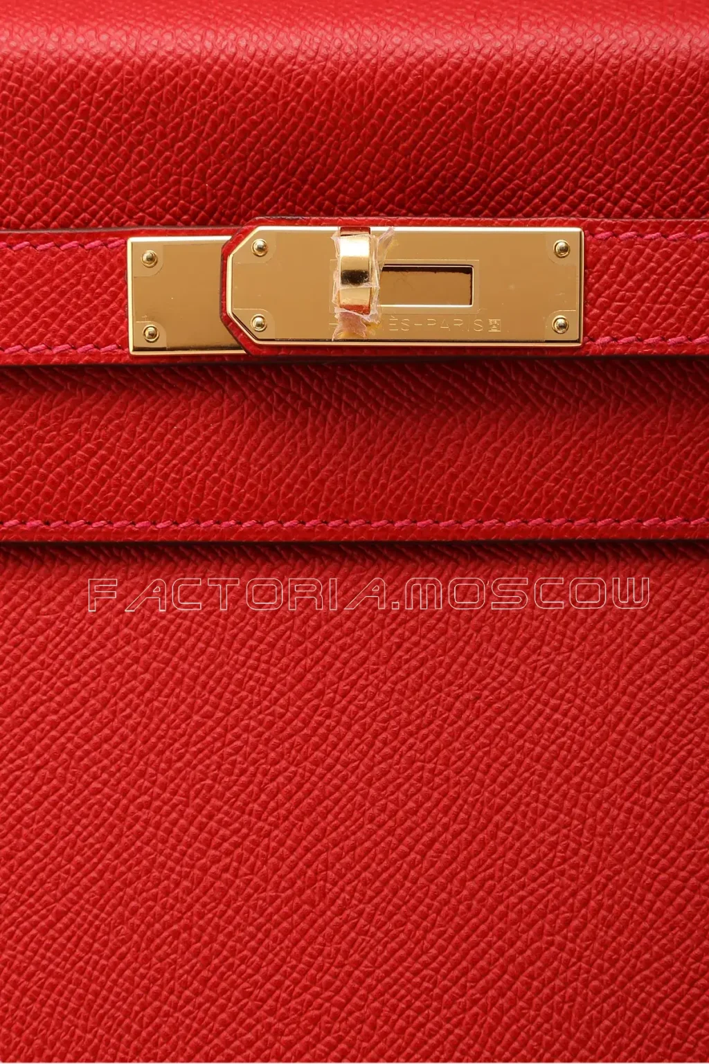 Hermes Kelly Sellier 32 Epsom Colour Rouge Casaque GHW