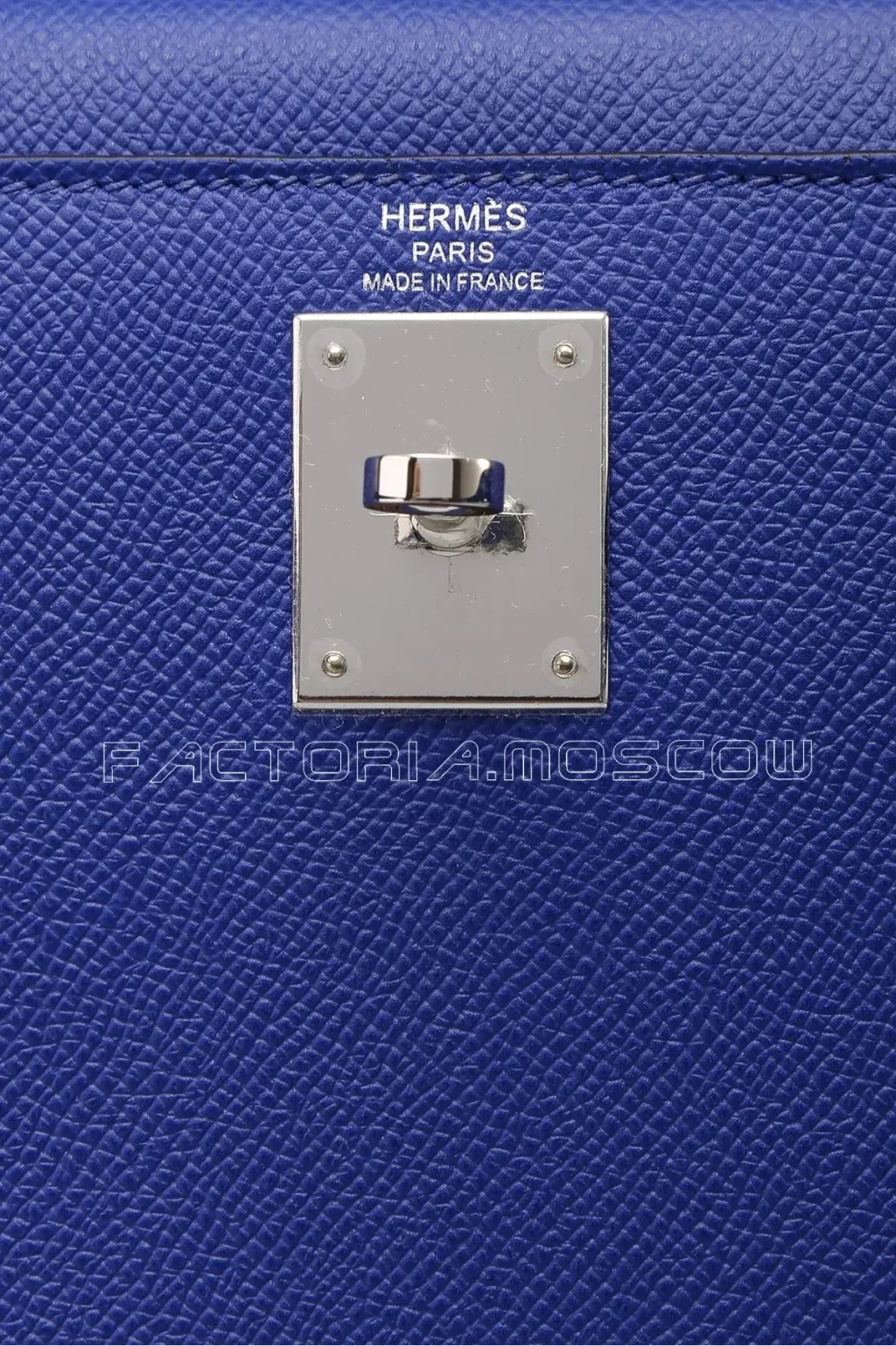 Hermes Kelly 28 Sellier Bleu Electrique Epsom PHW