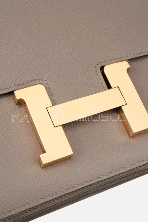 Hermès Constance 24 Epsom Gris Asphalte GHW
