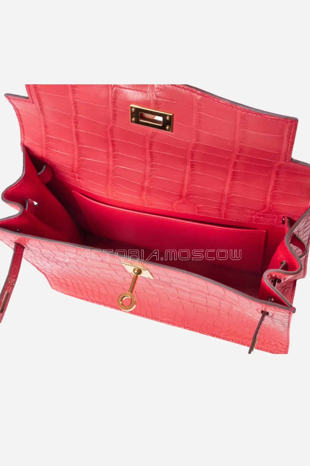 Hermès Kelly Danse II Bougainvillier Alligator Mississippiensis GHW