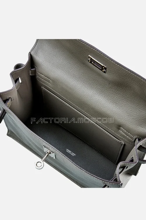 Hermès Kelly Danse II Gris Meyer Evercolor PHW