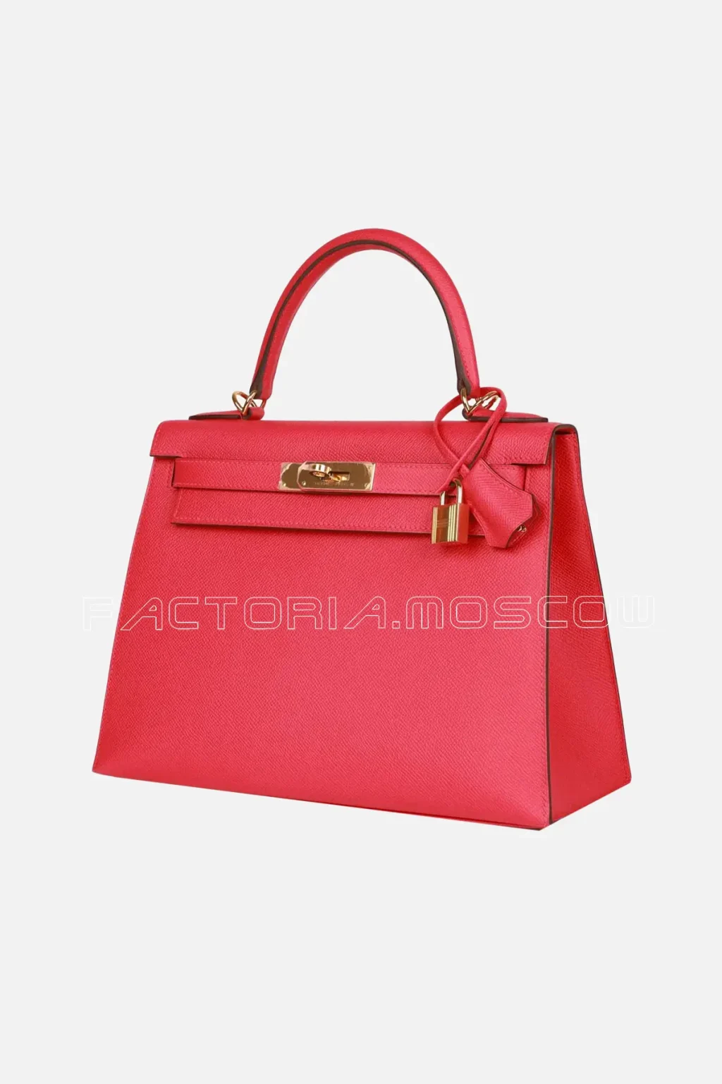 Hermès Kelly Sellier 28 Rose Extreme Epsom GHW