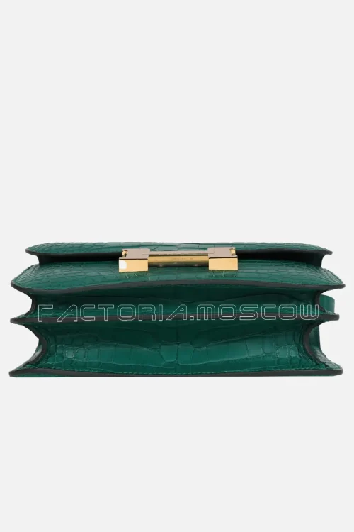 Hermès Constance 18 Malachite Matte Alligator GHW