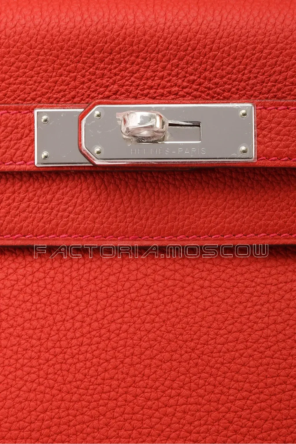 Hermes Kelly 28 Retourne Geranium Togo PHW