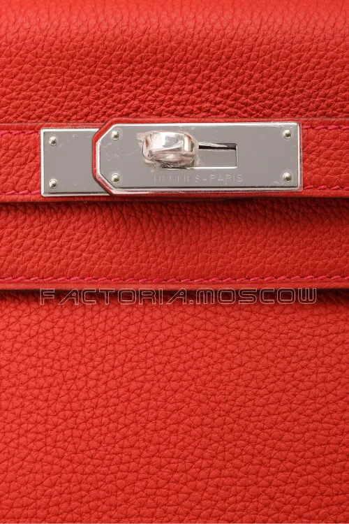 Hermes Kelly 28 Retourne Geranium Togo PHW