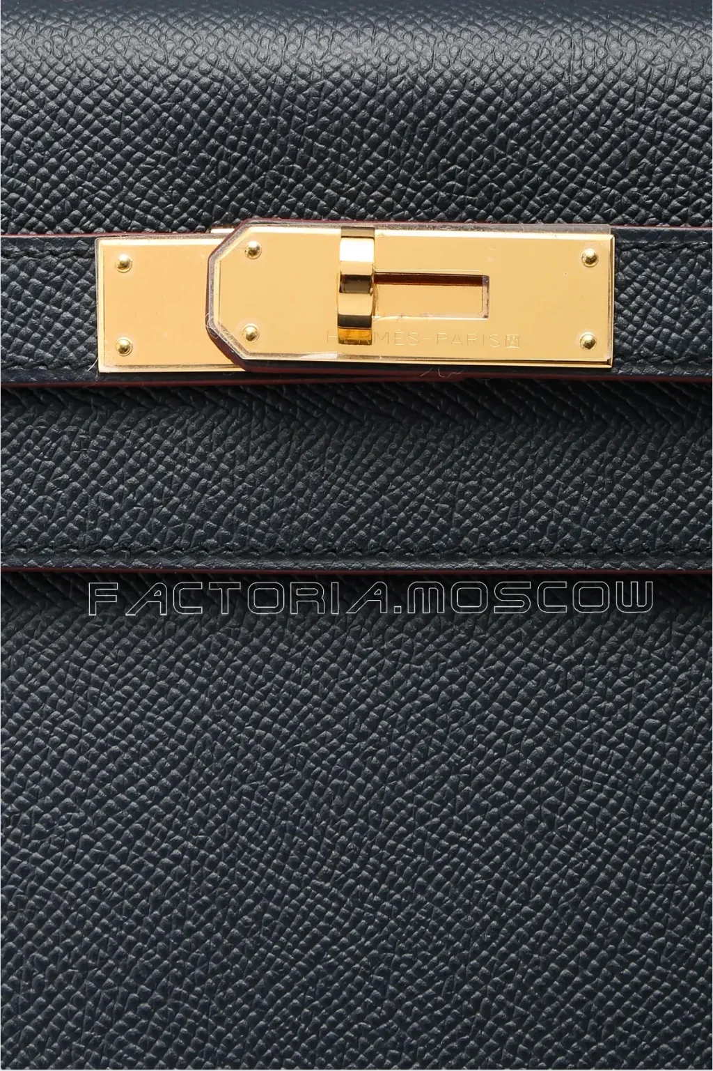 Hermes Kelly Sellier 32 Epsom Bleu Indigo Contour GHW
