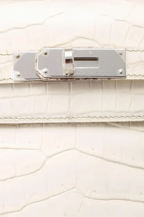 Hermes Kelly 28 Retourne Matte Himalayan Niloticus PHW