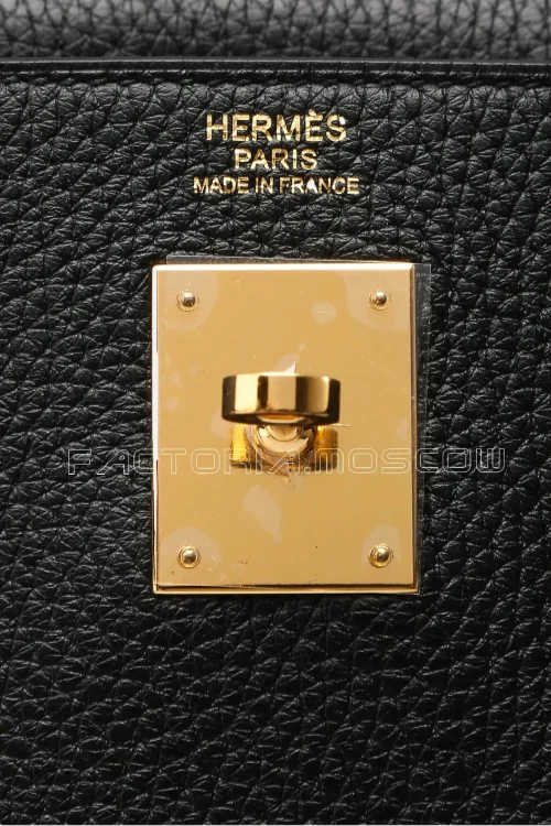 Hermes Kelly Retourne 32 Togo Colour Noir GHW