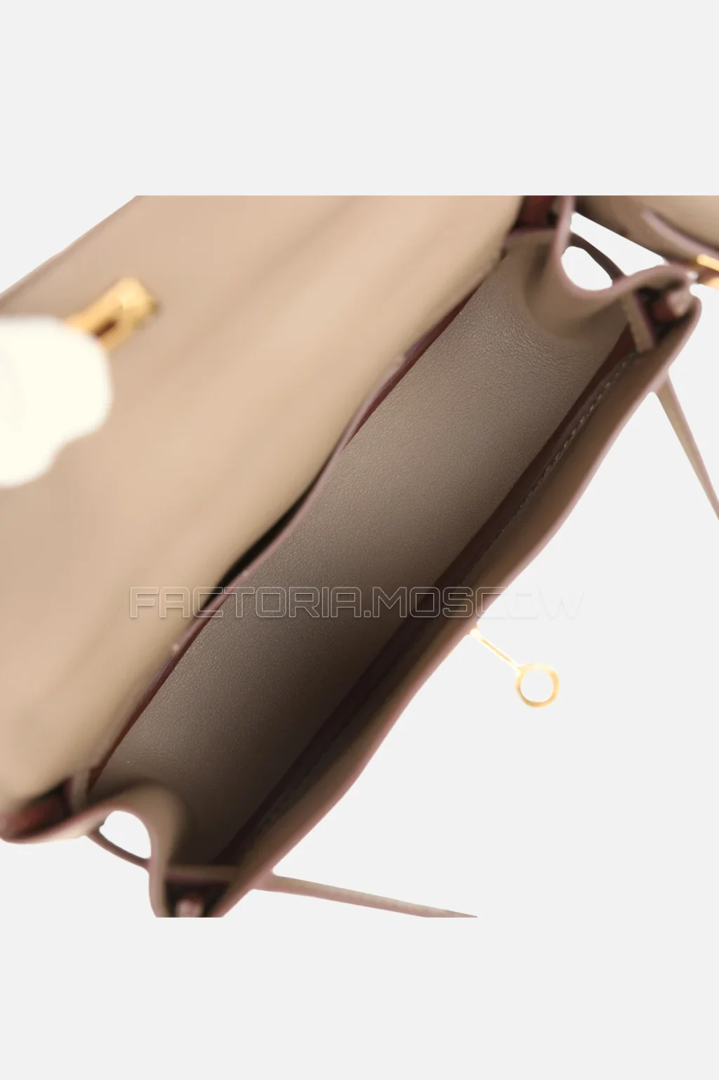 Hermès Kelly Moove Etoupe Swift GHW