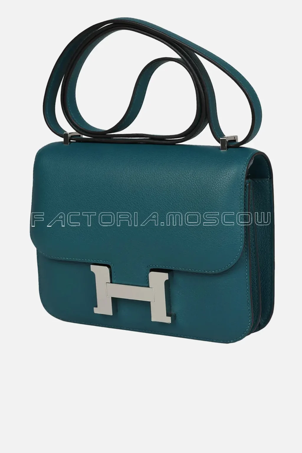 Hermès Constance 18 Vert Bosphore Evercolor PHW