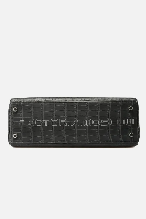Hermes Kelly Retourne 32 Matte Alligator Colour Plomb PHW