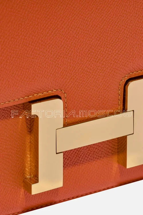 Hermes Constance 24 Epsom Colour Feu GHW